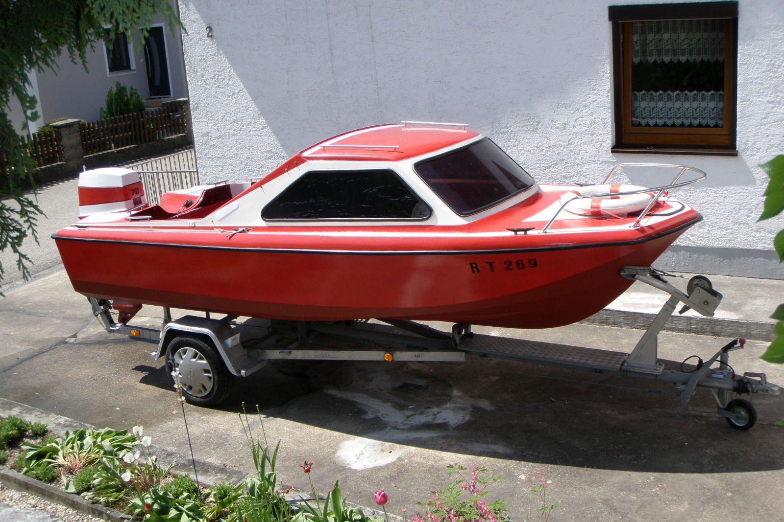Motorboot Hille Roda mit AB-70PS und Trailer