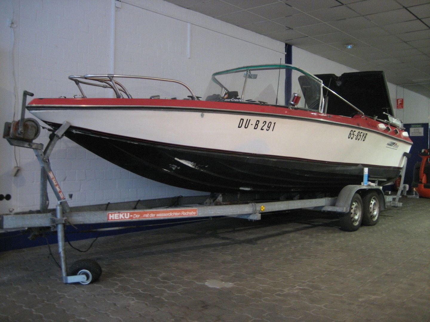 MOTORBOOT KobuschPieper mit V8 POWER und TANDEMTRAILER - SCHNÄPPCHEN!