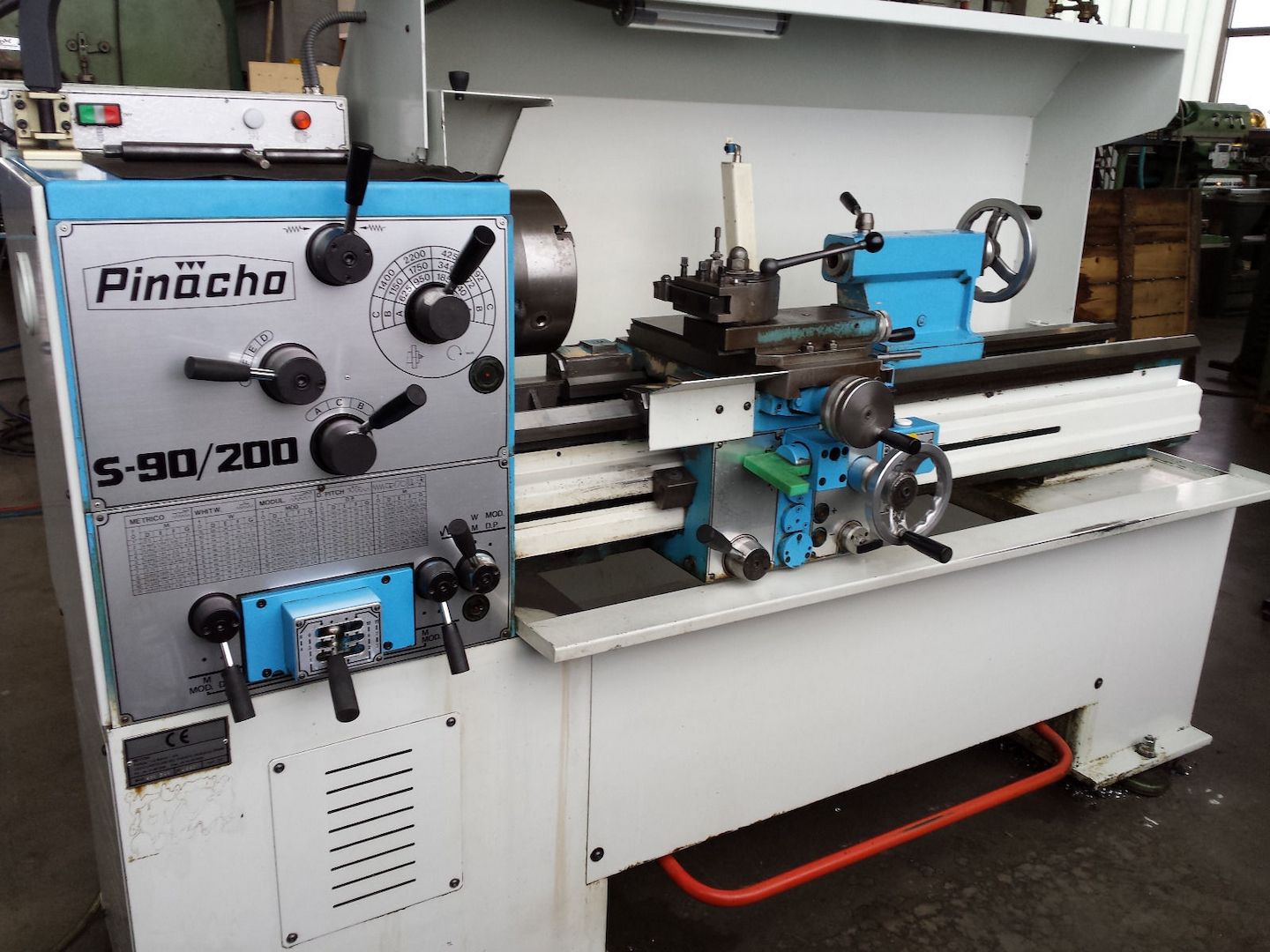 Pinacho S90200 Leit und Zugspindel Drehmaschine
