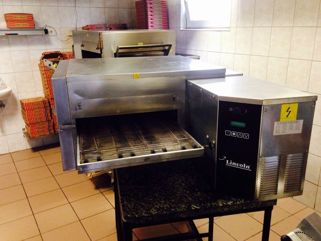 Pizzaofen, Impinger Lincoln , Laufbandofen, Gas