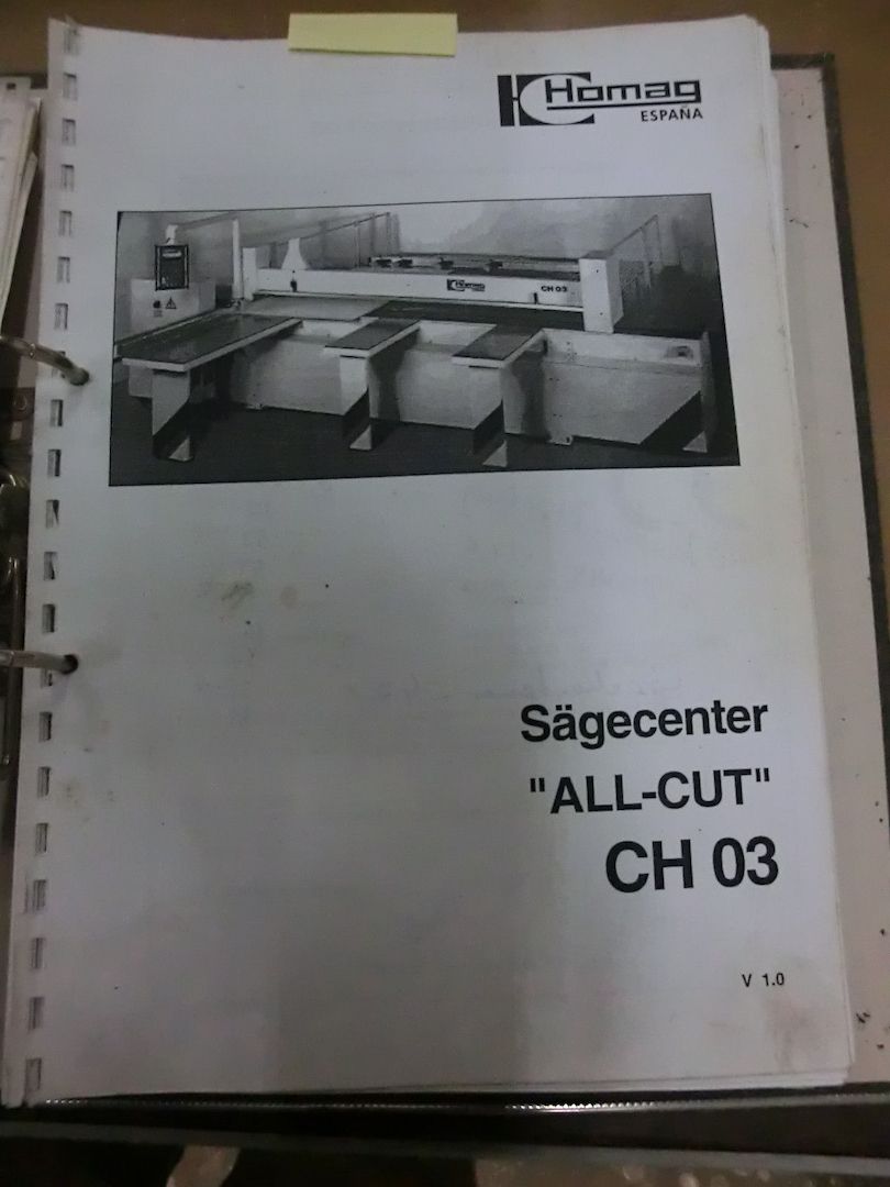 Plattensäge, Plattenaufteilsäge, Homag Espana CH03, Säge