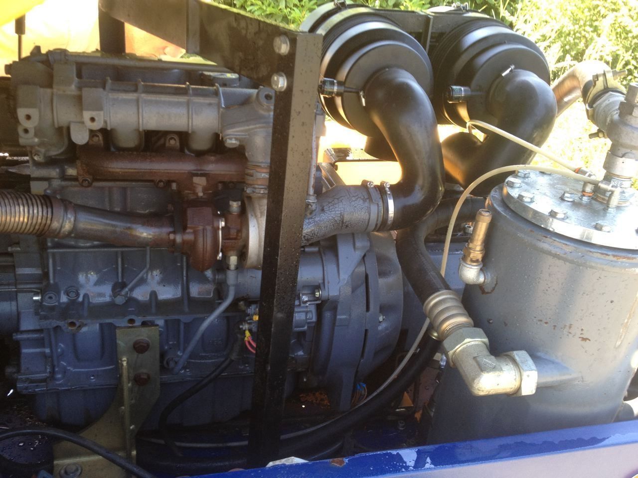 Sandstrahlanlage  Compressor  Mobile Strahlanlage