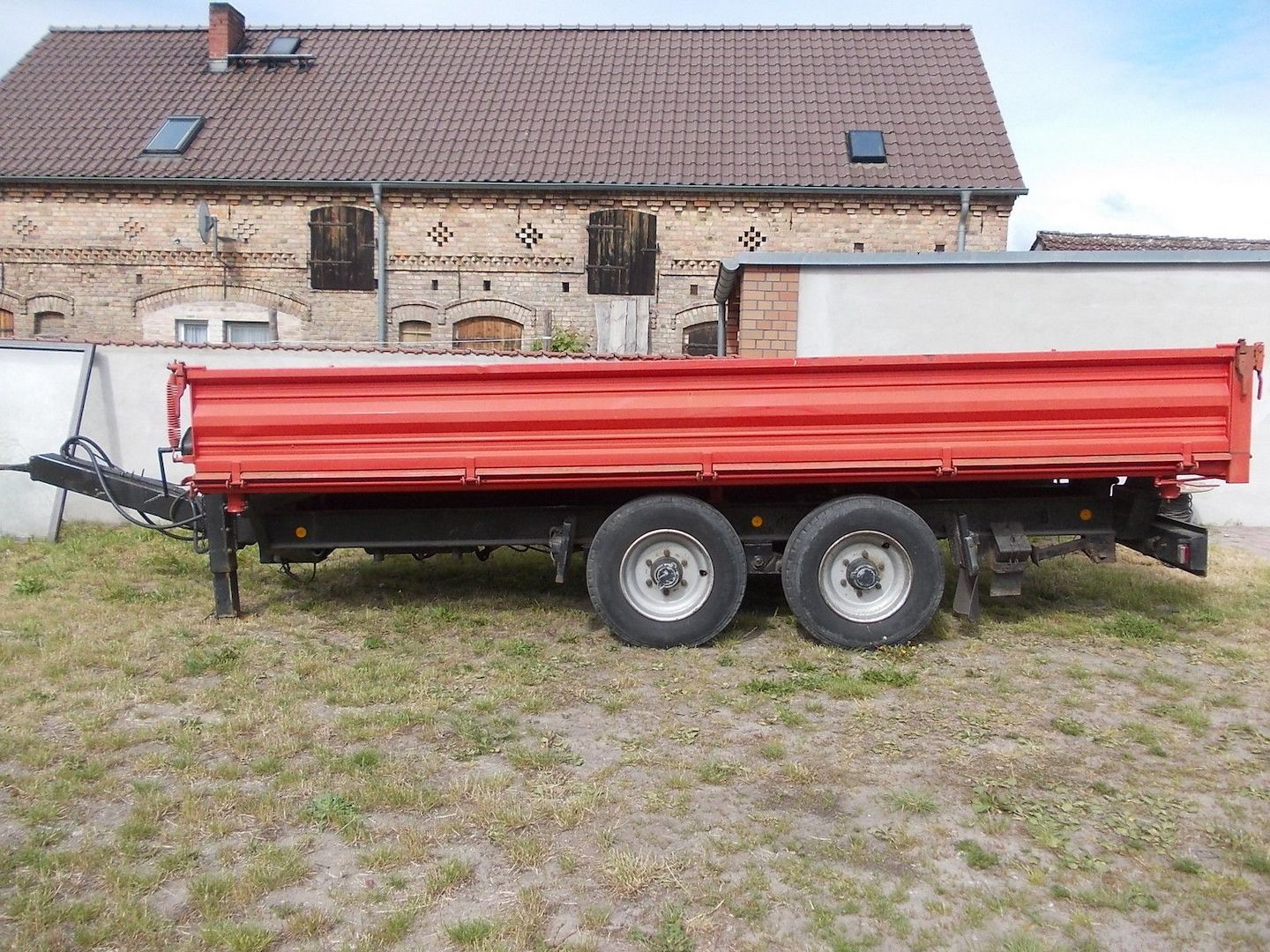 Tandemanhänger LKW Anhänger 3-seitenkipper