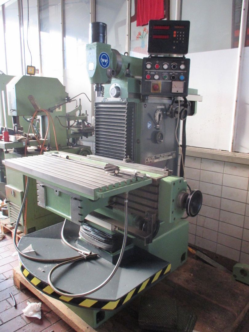 TOP ! TOS FN 40 Universal - Fräsmaschine Heidenhain digital - Deckel