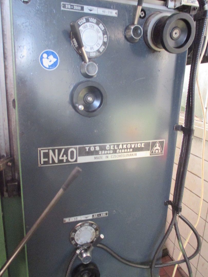 TOP ! TOS FN 40 Universal - Fräsmaschine Heidenhain digital - Deckel