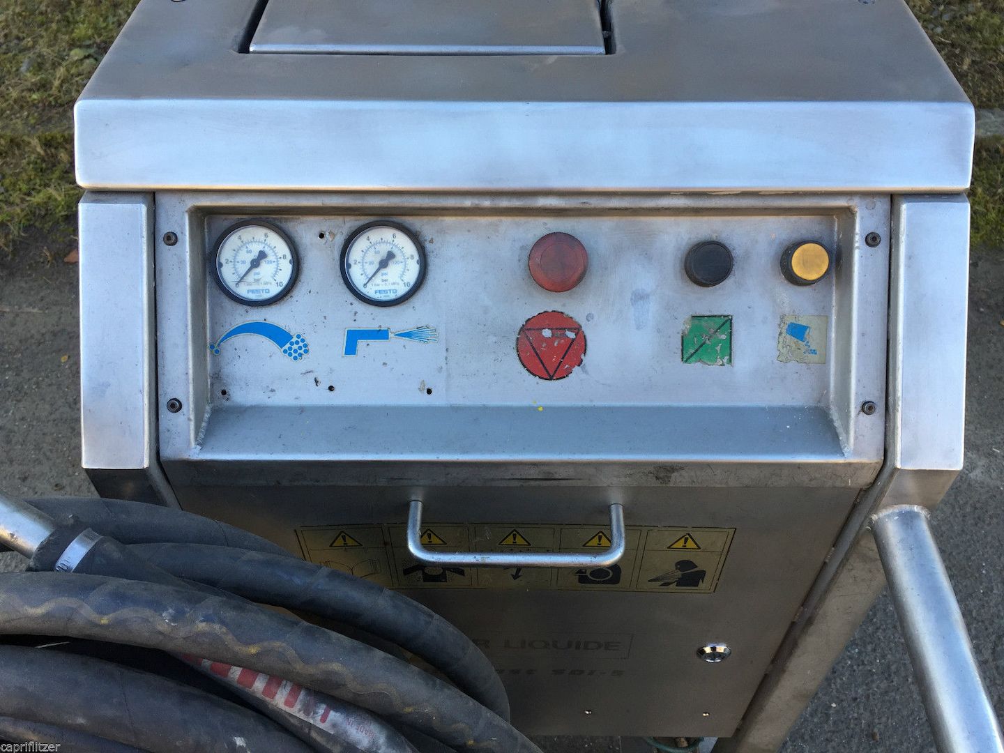 Trockeneisstrahlanlage Trockeneisstrahlgerät CO 2 Air Liquide Mini Blast SDI 5