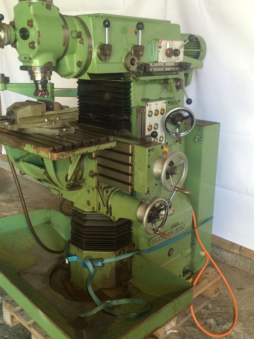 Universal Fräsmaschine Korradi UW 2 Fp 3 Fp4 keine Deckel keine Mikron