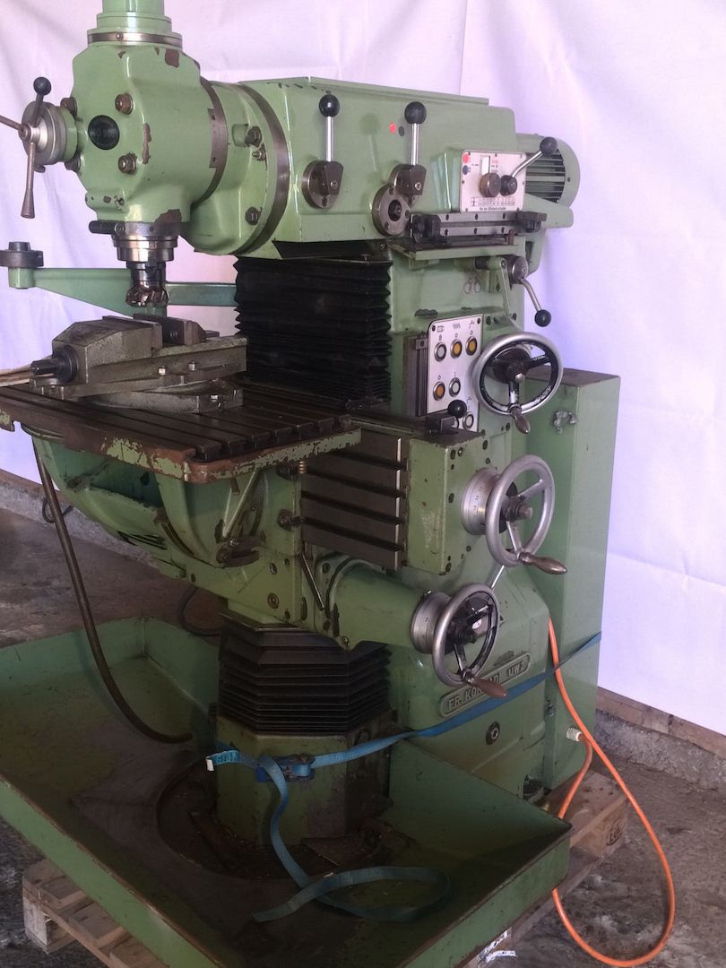 Universal Fräsmaschine Korradi UW 2 Fp 3 Fp4 keine Deckel keine Mikron