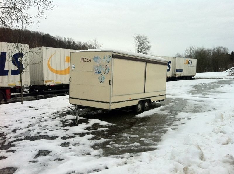 Verkaufsanhänger- Pizza- Eis