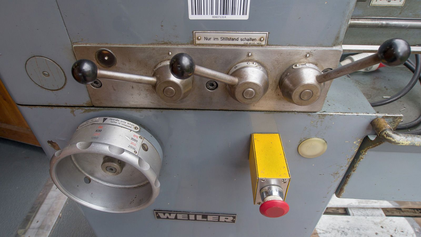 Weiler Drehmaschine Drehbank Praktikant mit div. Zubehör