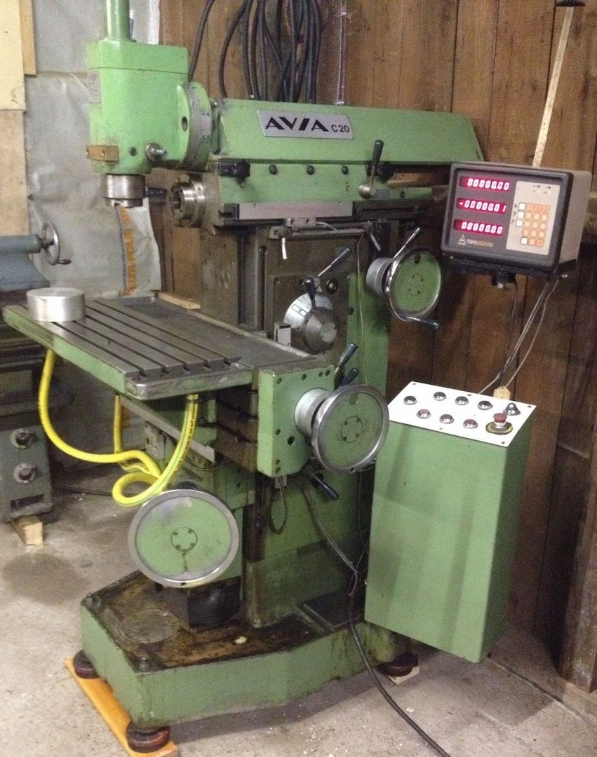 Werkzeugfräsmaschine Fräsmaschine AVIA C20 Universal Mit Viel Zubehör