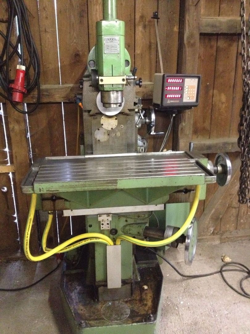 Werkzeugfräsmaschine Fräsmaschine AVIA C20 Universal Mit Viel Zubehör