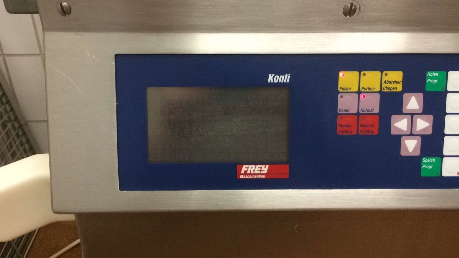 Wurst Füllmaschine Frey Konti 50 Vacuumfüller