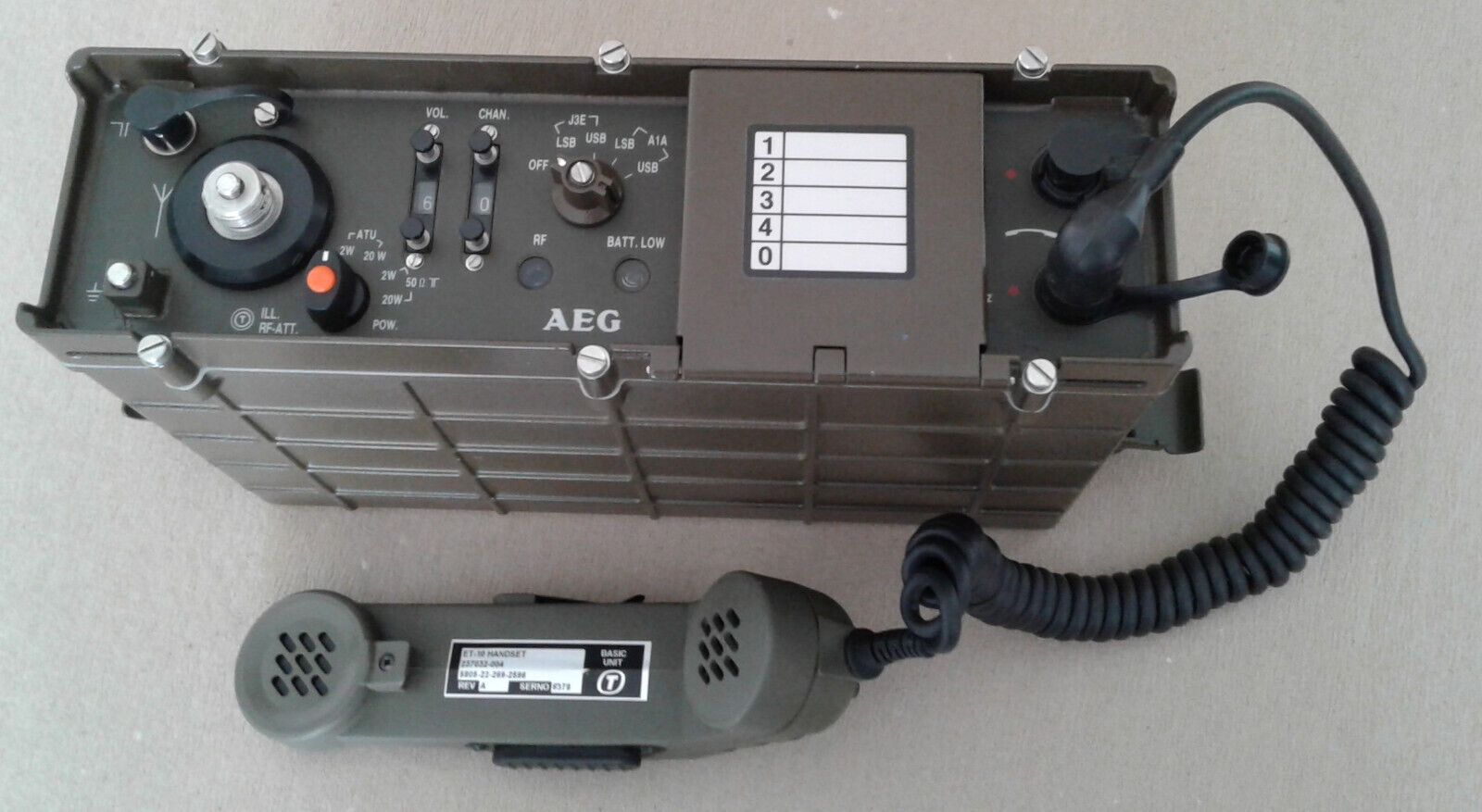 AEG Telefunken SE-6861 Manpack Feldfunkgerät