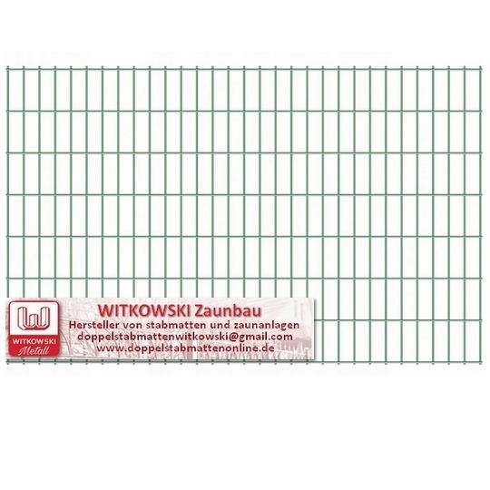Doppelstabmatte 2D / Zaunfeld - 830x2500 mm - Drahtstärke Ø 6/5/6 mm