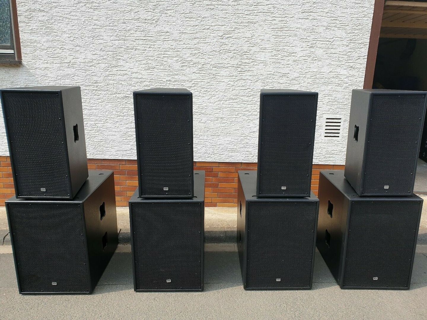 Aktive PA Anlage von DAB Audio mit 7200 Watt RMS!!!
