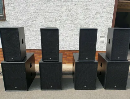 Aktive PA Anlage von DAB Audio mit 7200 Watt RMS!!!