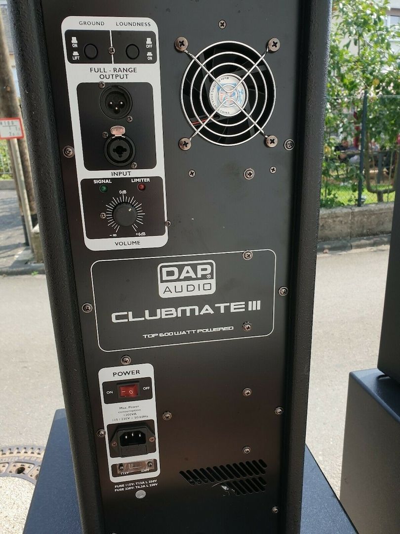 Aktive PA Anlage von DAB Audio mit 7200 Watt RMS!!!