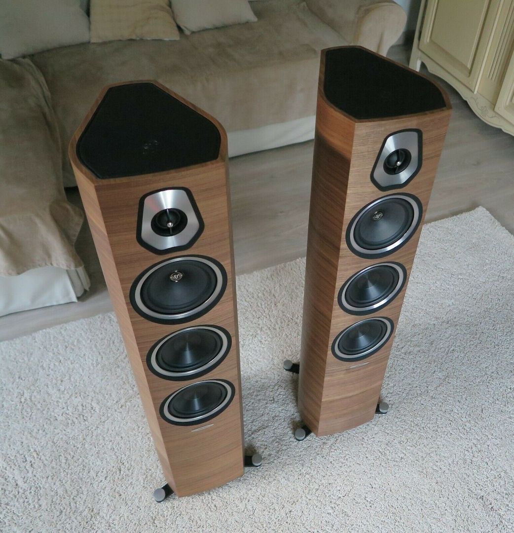 Sonus Faber Sonetto III Standalone Lautsprecher, Wallnussfurnier