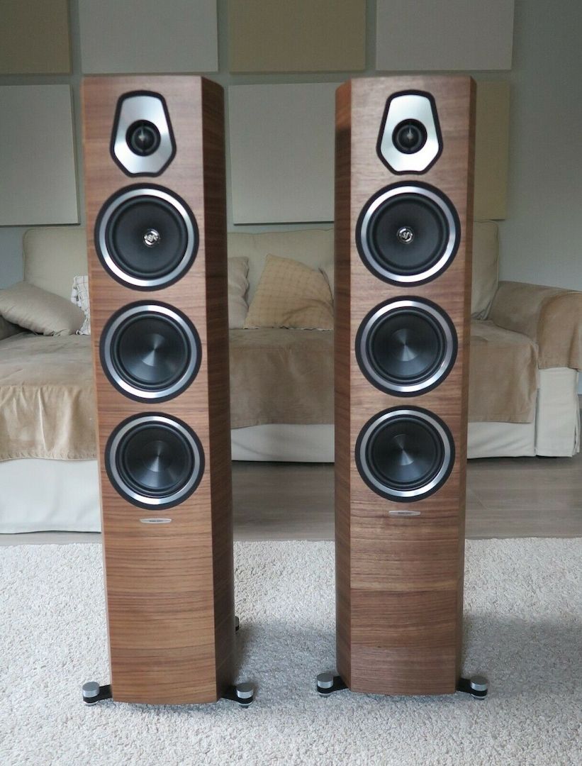 Sonus Faber Sonetto III Standalone Lautsprecher, Wallnussfurnier