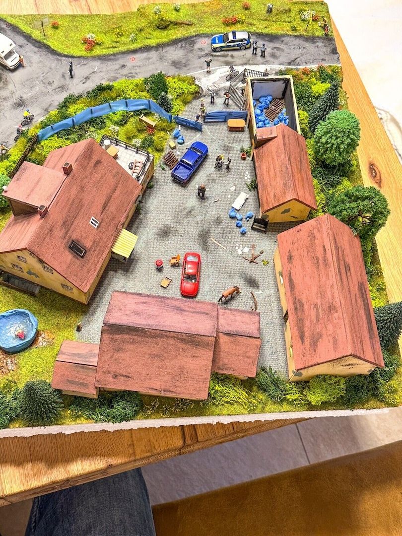 Drachenschanze Modell 1:87 Einzelstück