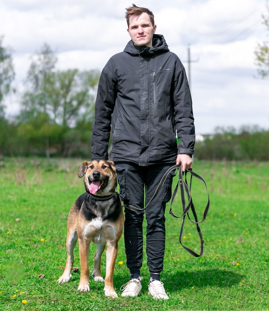 Der fröhliche Bärenjunge Andrey sucht eine Familie