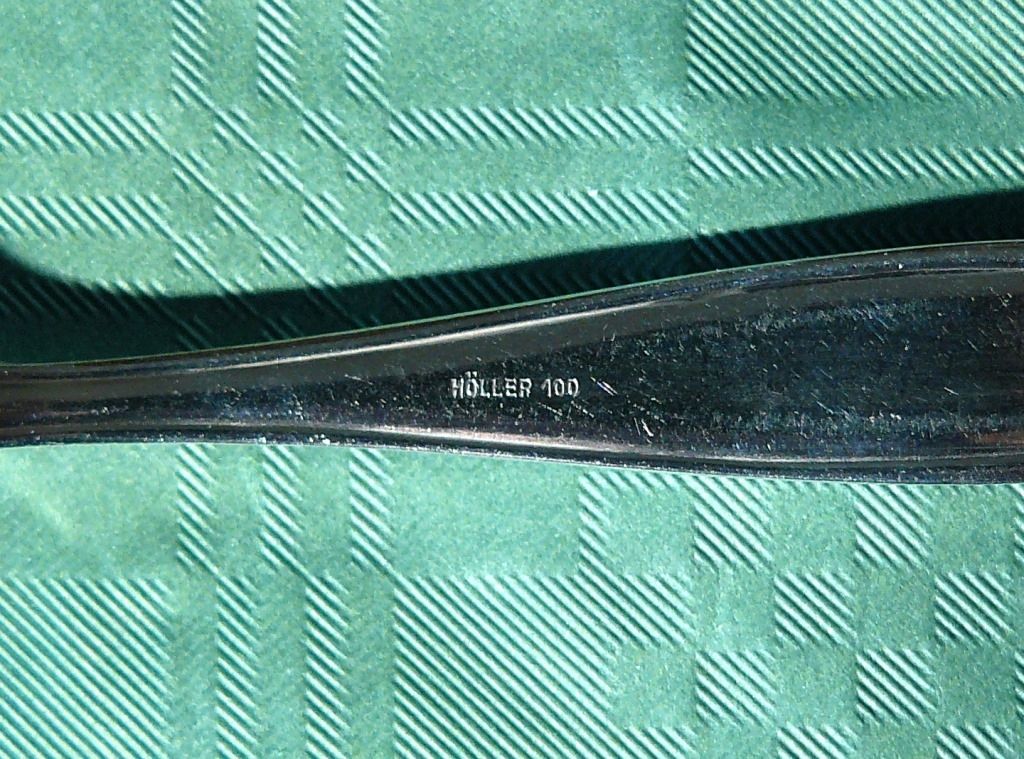 Kaffeebesteck Höller Silber 100 antik. BE027
