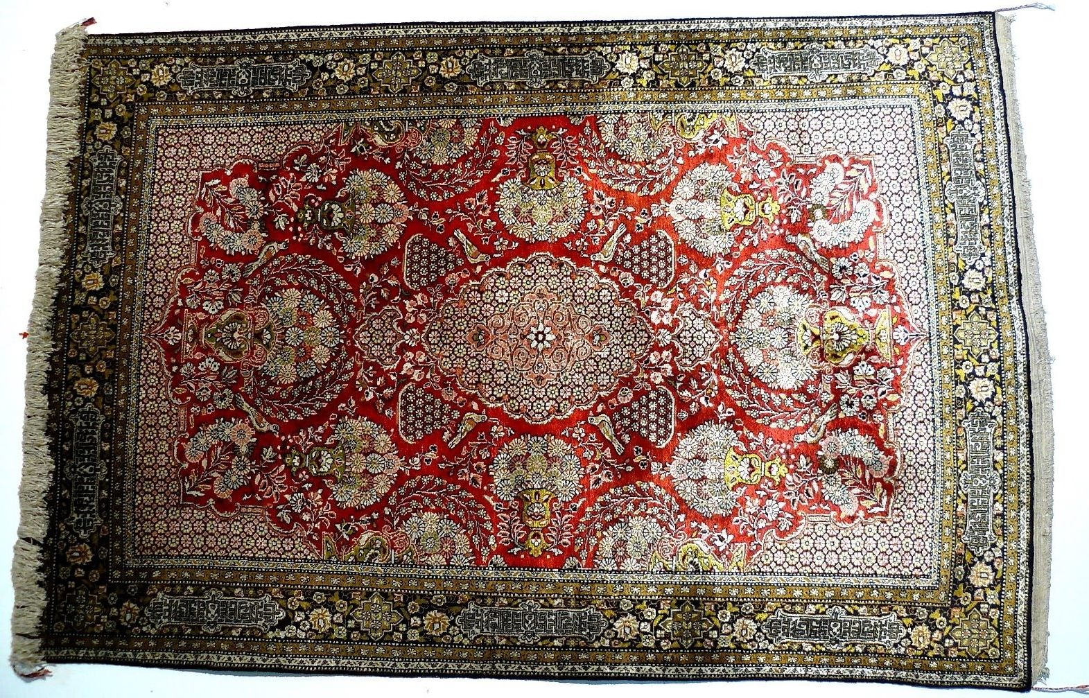 Sammlerteppich Ghom Seide alt 169x102 Top. T034