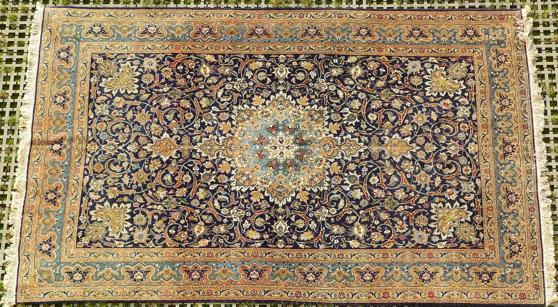 Sammlerteppich Täbris ca. 100 J. alt 328x211 T141