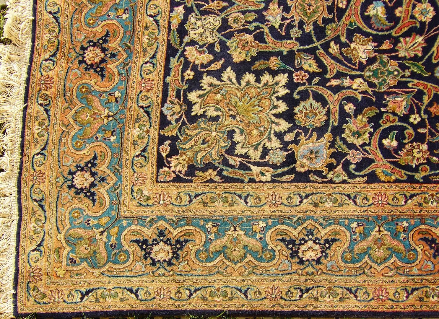 Sammlerteppich Täbris ca. 100 J. alt 328x211 T141