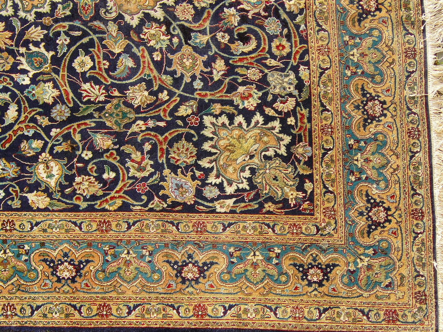 Sammlerteppich Täbris ca. 100 J. alt 328x211 T141