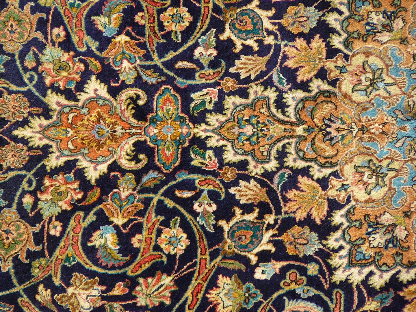 Sammlerteppich Täbris ca. 100 J. alt 328x211 T141