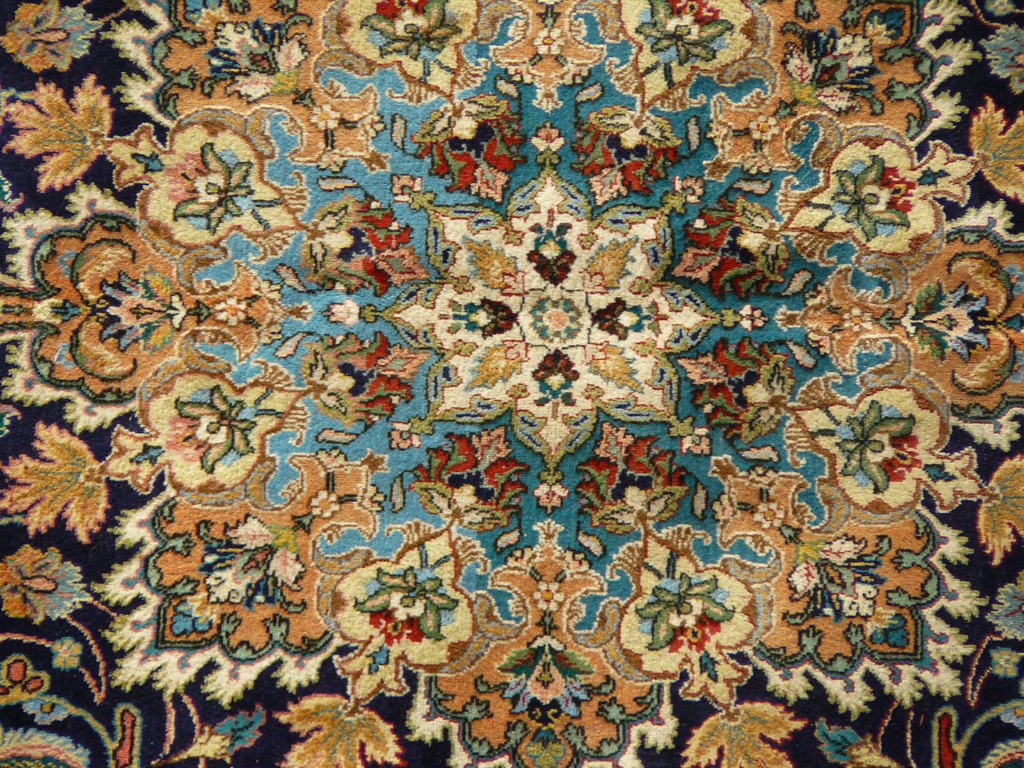 Sammlerteppich Täbris ca. 100 J. alt 328x211 T141