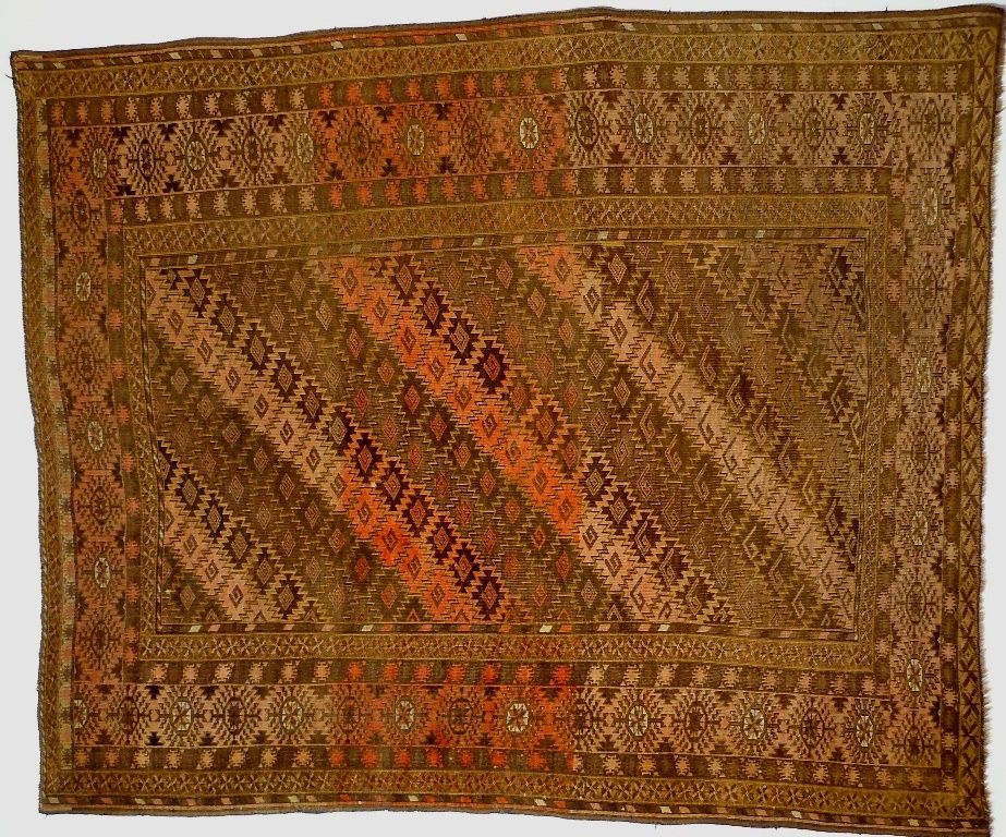 Sammlerteppich Nomaden 198x162 19. Jh. T090