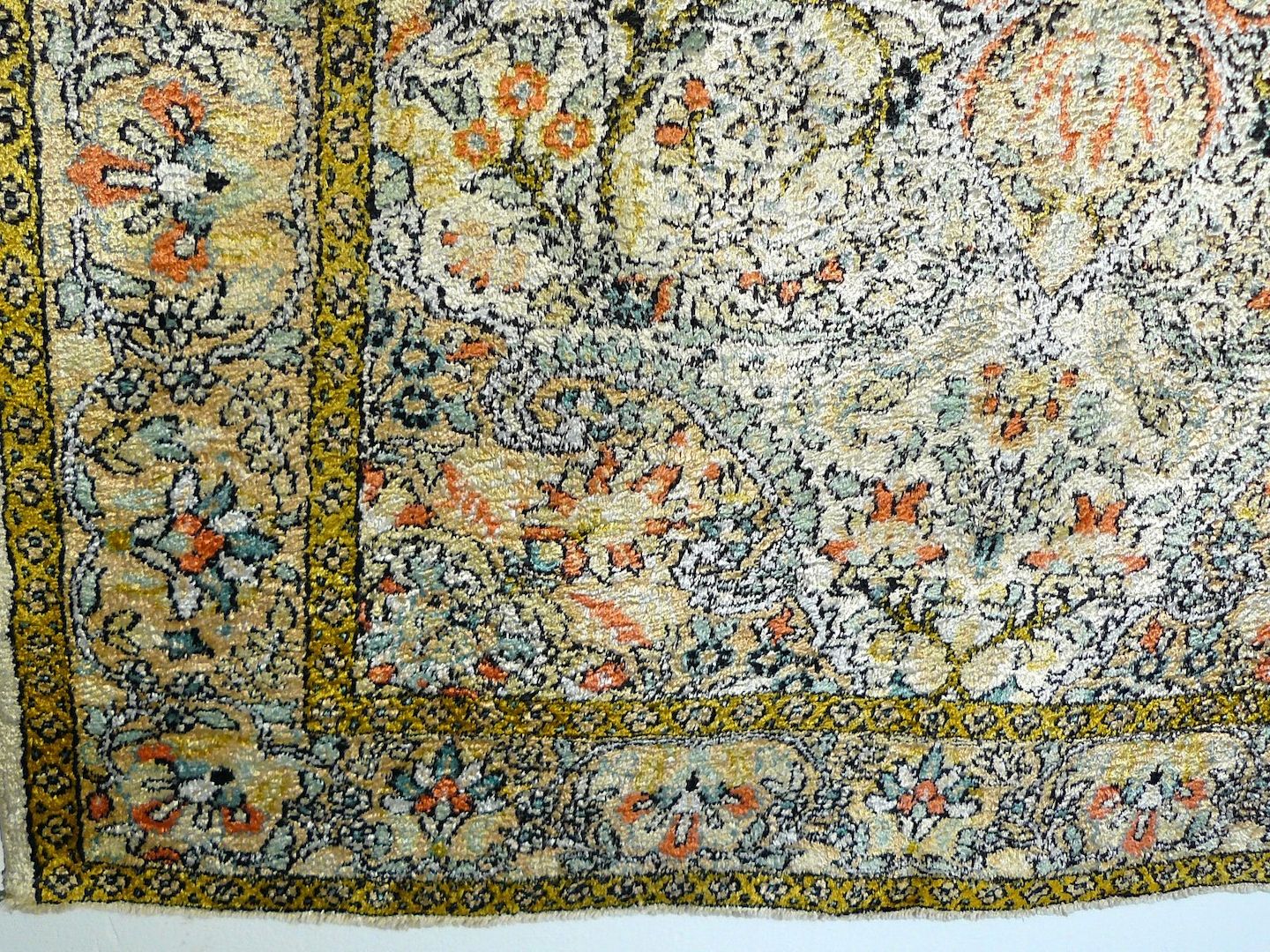 Orientteppich Kaschmir alt 148x89 T037