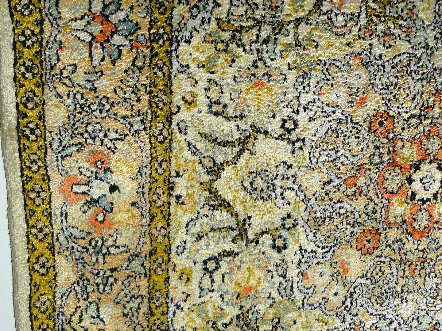 Orientteppich Kaschmir alt 148x89 T037