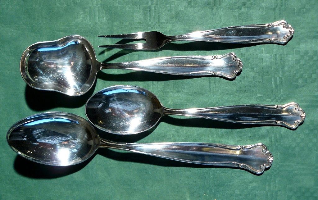 Besteck antik Höller Tafelsilber 100 für 6 Pers. BE022