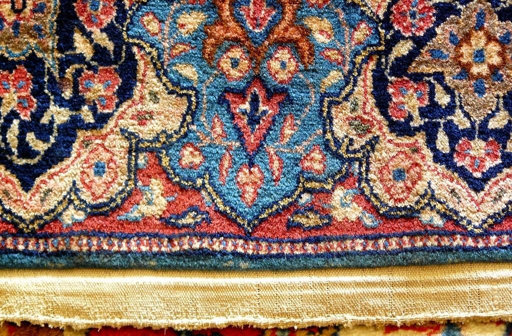 Sammlerteppich Keschan Mohtasham 183x109 19. Jh. T113