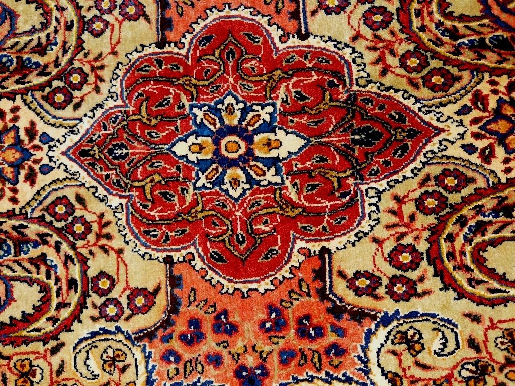 Sammlerteppich Keschan Mohtasham 183x109 19. Jh. T113