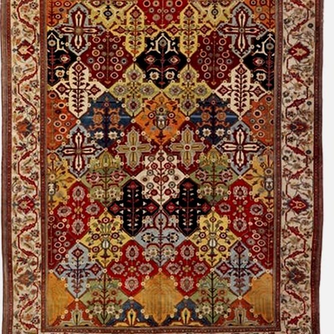 Sammlerteppich Keschan Mohtasham 183x109 19. Jh. T113