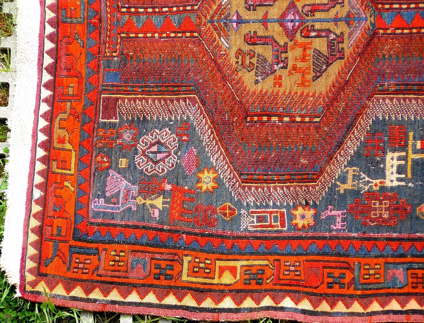 Sammlerteppich Sumach Sumakh antik 288x117 T147