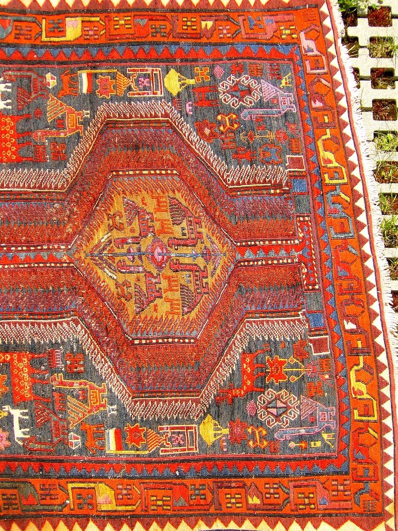 Sammlerteppich Sumach Sumakh antik 288x117 T147