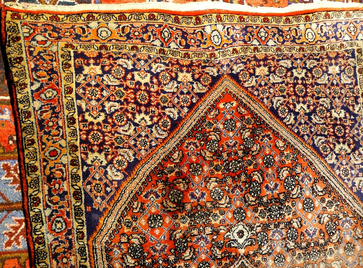 Sammlerteppich Bidjar 198x115 antik. T138