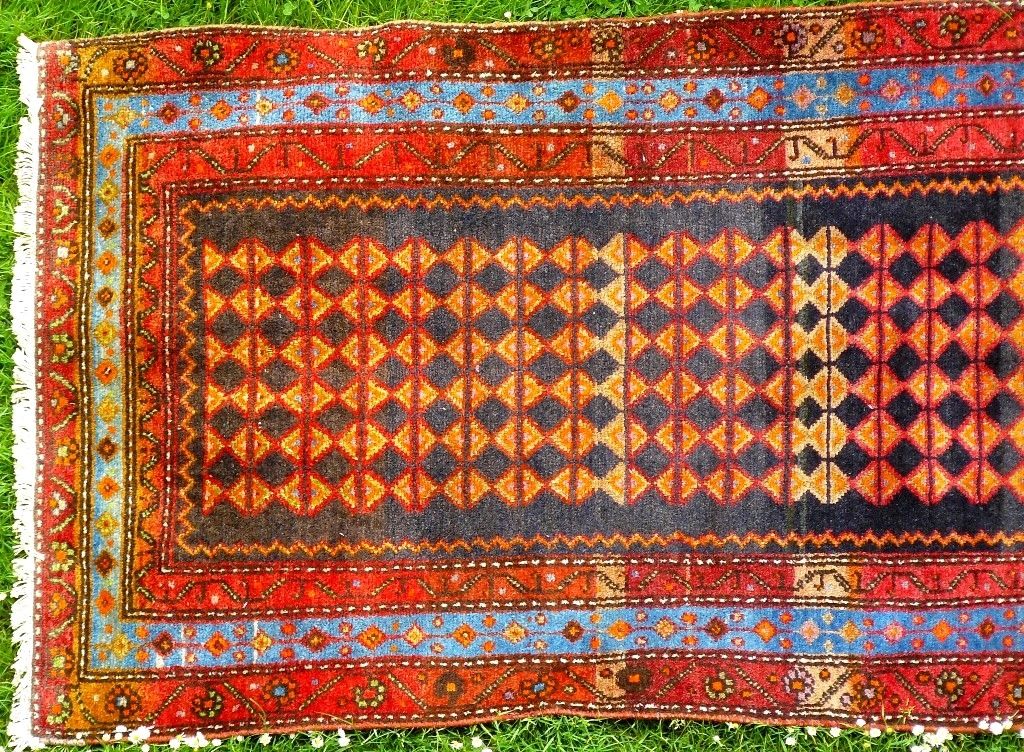 Sammlerteppich Heriz 268x120 19. Jh. T117