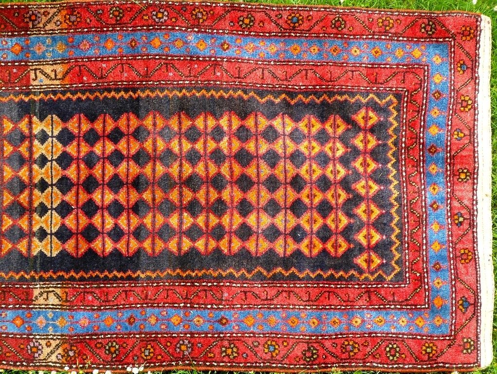 Sammlerteppich Heriz 268x120 19. Jh. T117