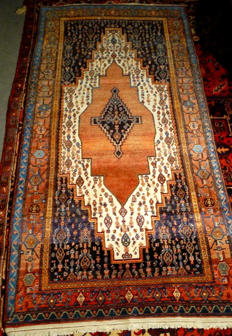 Sammlerteppich Senneh 257x119 19. Jh. T127