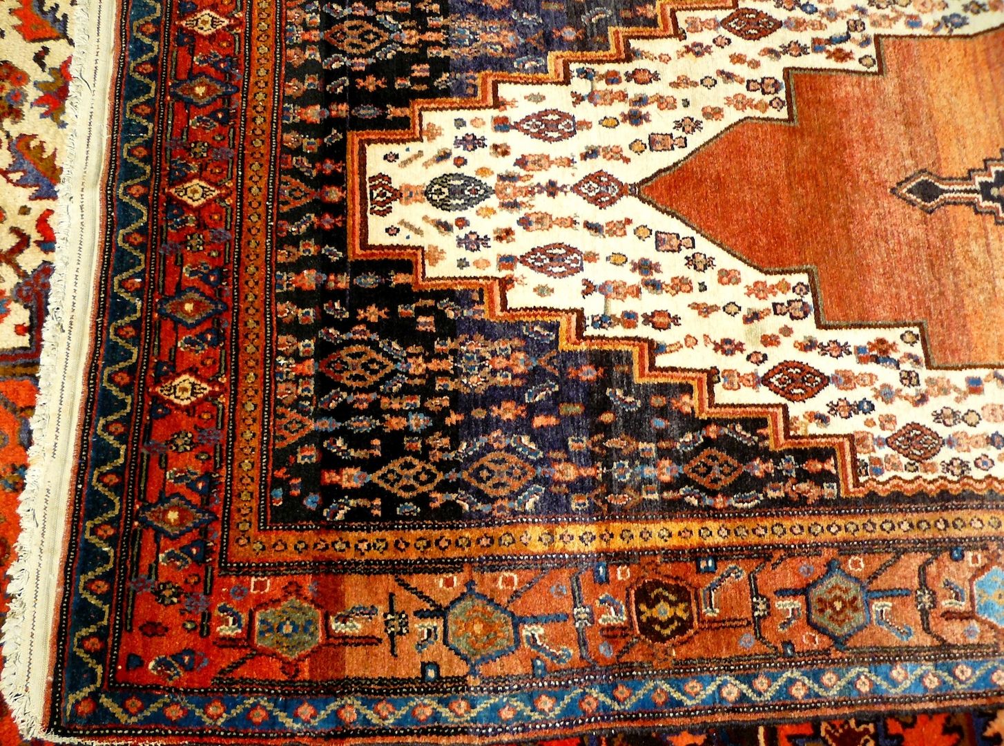 Sammlerteppich Senneh 257x119 19. Jh. T127