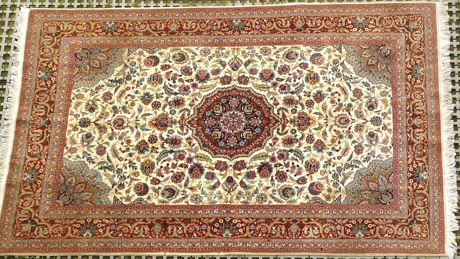 Sammlerteppich Isfahan 285x185 100 J. TOP. T130