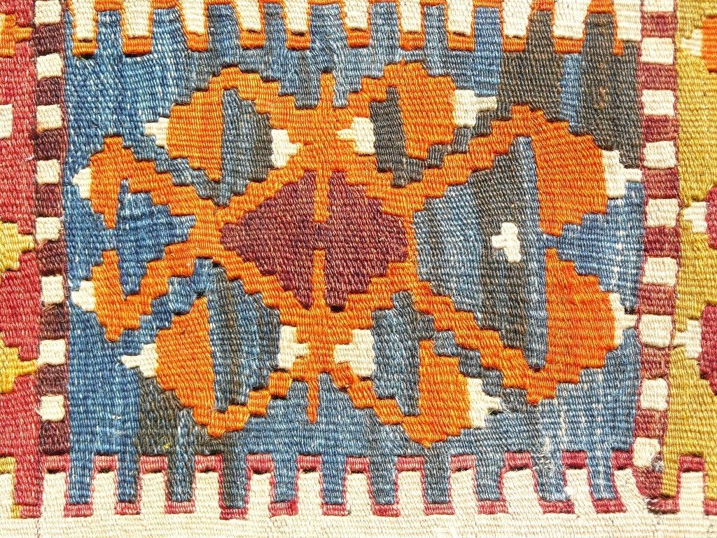 Sammlerteppich Kazak Kelim 390x126 19. Jh. T012