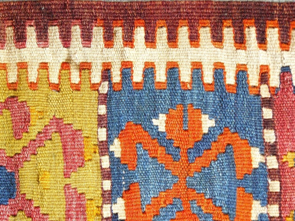 Sammlerteppich Kazak Kelim 390x126 19. Jh. T012